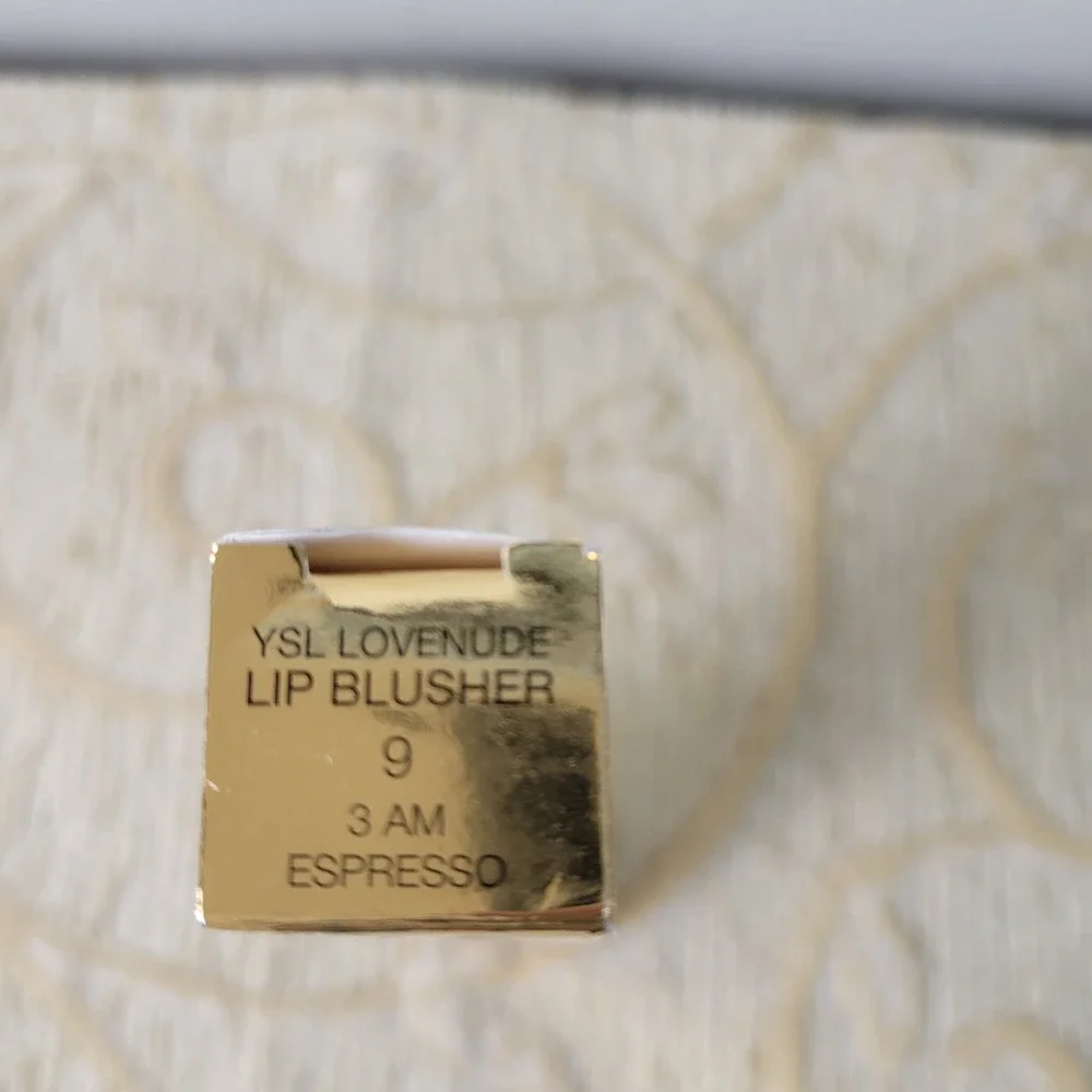 YSL Lovenude Lip Blusher 9‎ 3 AM Espresso Soft Blurring Lip Colour 3g New in Box